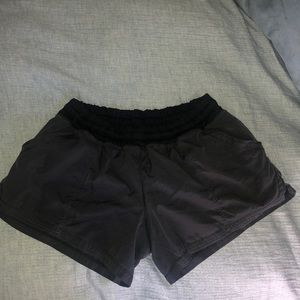Black lululemon 4” shorts